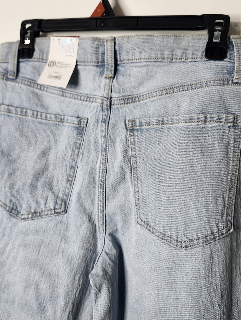 Light Wash High Rise Barrel Jeans - Picture 8 of 13